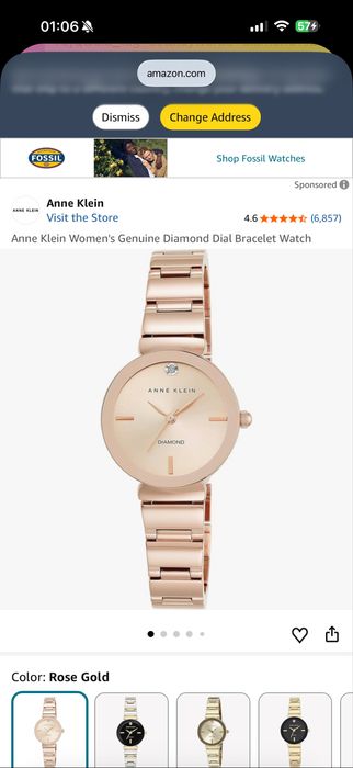 Часы женские Anne Klein Diamond аёллага бриллиант соат