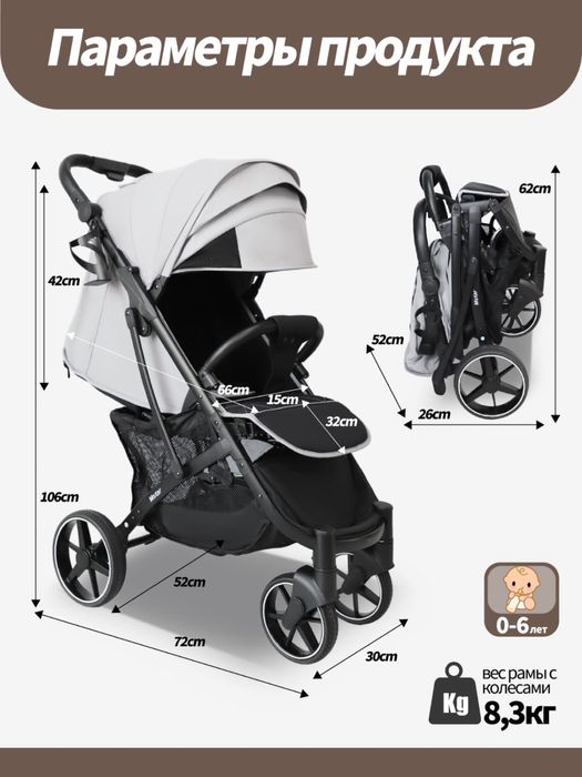 Детская коляска прогулочная