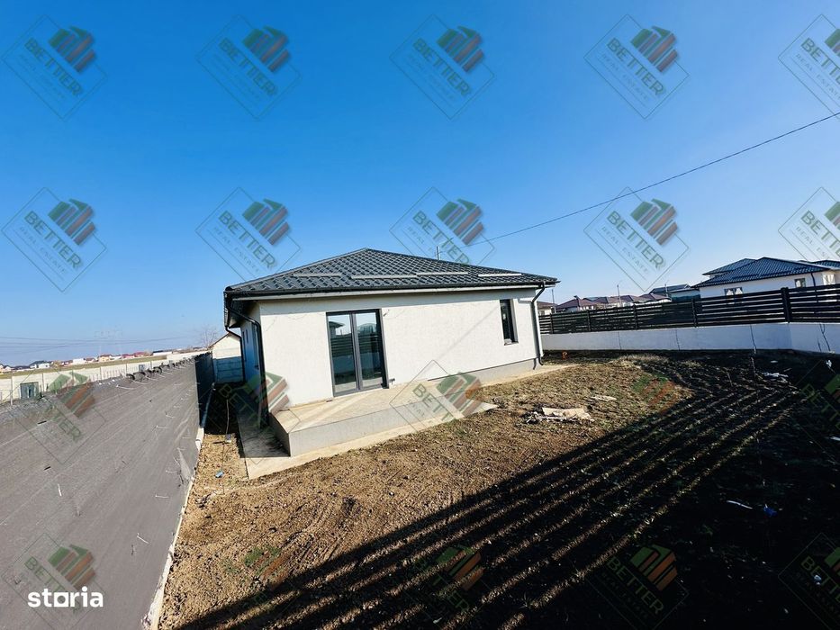Casa Parter Individuala + Pod Comuna Berceni - 3 camere - 2 Bai