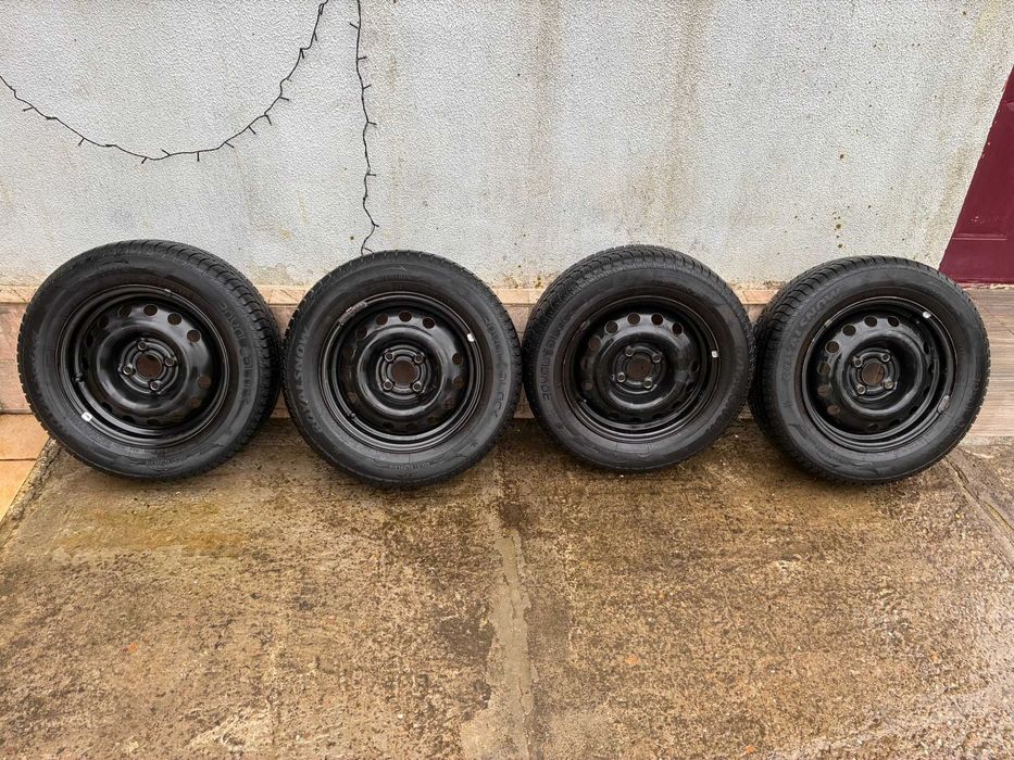 De Vanzare Jante Tabla+Anvelope M+S in stare Buna Aveo 2008