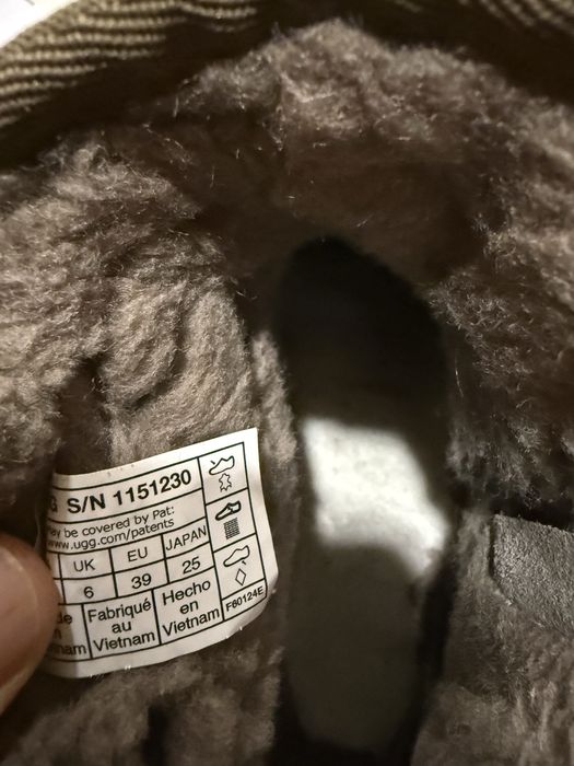 Ботушки UGG Natural Classic Mini Bailey с цип