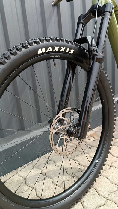 Bicicleta Second hand enduro CUBE Stereo ONE 77, carbon, verde, M