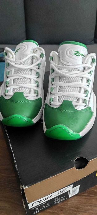 Reebok Question Green Toe