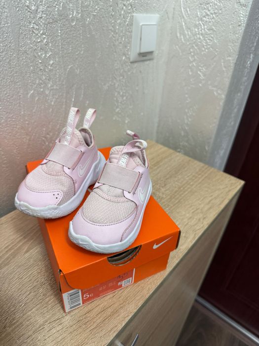 Nike, Спортни обувки Flex Runner 3 Бял/Пастелнорозов номер 21