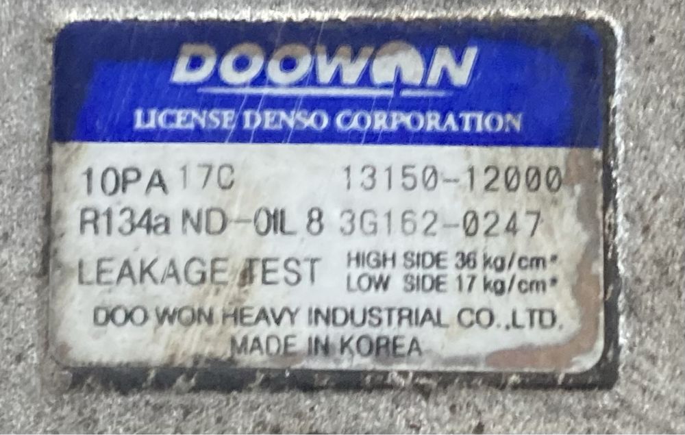 Kia carnival 2.9 crdi 2001 година Компресор Климатик