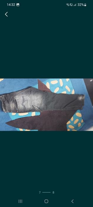 Blugi baieti largi gri