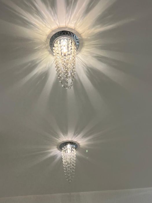 Хрустальные потолочные светильники
