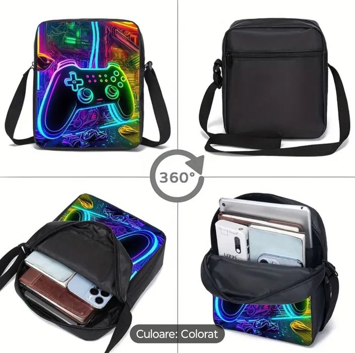 Set ghiozdan școală 3 piese