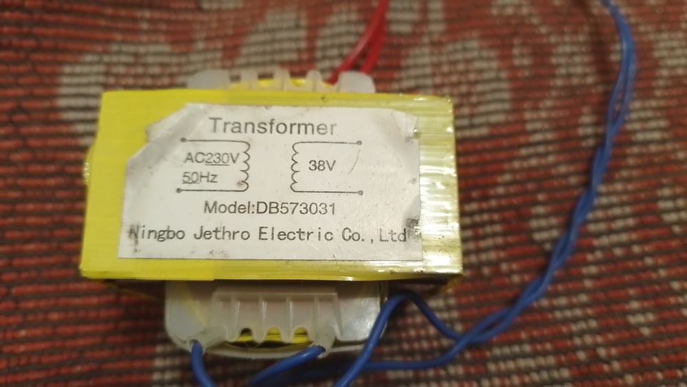 Трансформатор 220 - 38 вольт