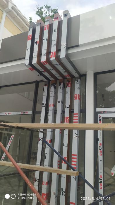 Аликабон ишлари фасад ишлари Алюкобонд Дизайнер йордами Мутахасисдан м