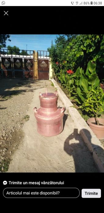 Vând cazan de țuică la 100 de Litri  cu fundul de 4 mm