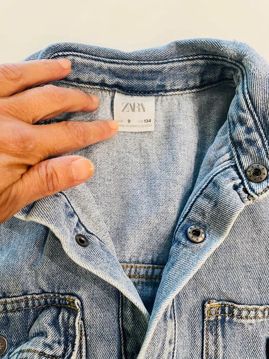 Дънкова връхна риза ZARA / момче / 134 см