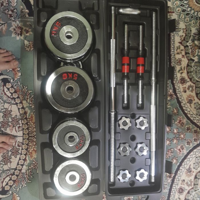 Набор штанги гантели