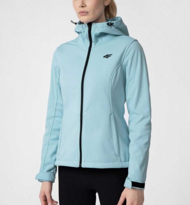 Jachetă softshell iarna, membrana 5000, polar verso, bleu, 4F, nou