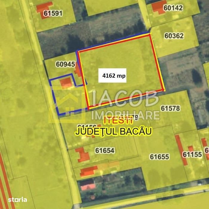 4162 mp teren parcelabil in loturi de 1000 mp, Dumbrava Itesti