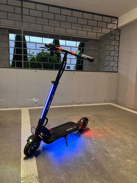 Trotinetă electrică QuickVolt 9 (Motor 600W, 48V, 650km parcursi)
