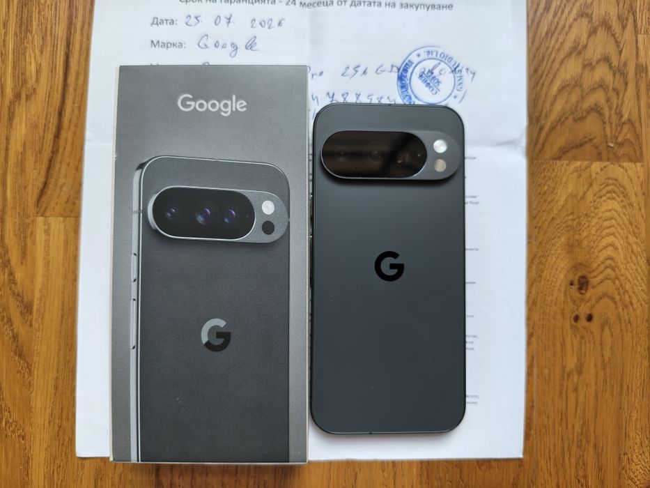 Google Pixel 10 Pro 16GB RAM 256GB Obsidian. 2 Години гаранция.