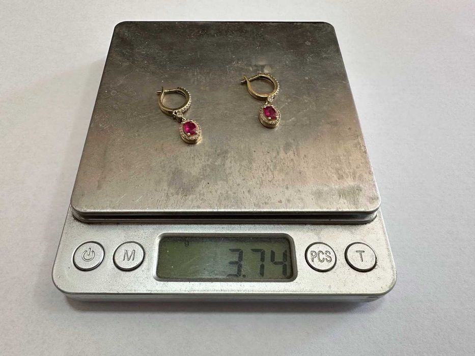 Златни дамски обеци 14K – 3,74гр