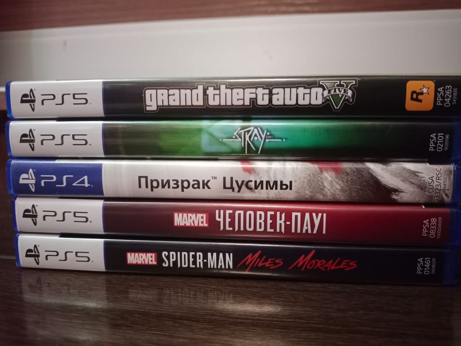 Продам игровые диски на PS 5