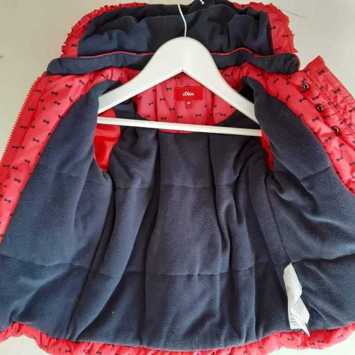 Детско зимно яке за бебе момиче - s.Oliver - 86 см