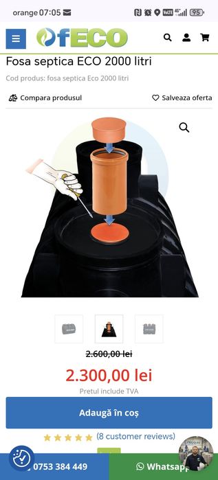 Fosa septică 2000 L