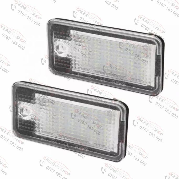 Set Lampi Led numar pt Audi Q7, A3, A4, A6, A8, RS4, RS6, S6