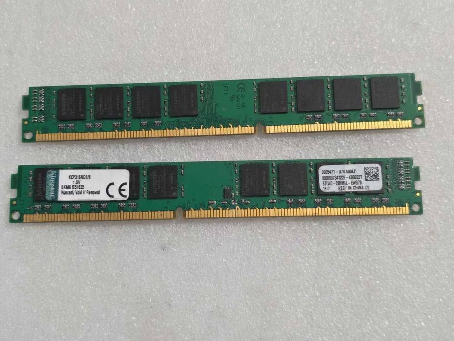 Kit memorie RAM desktop Kingston 16GB (2 x 8GB) DDR3 1600MHz
