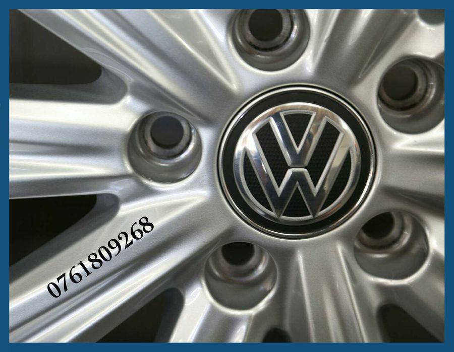 Set 4 capace 56mm 6CD601171 jante aliaj VW Golf Jetta Passat Tiguan