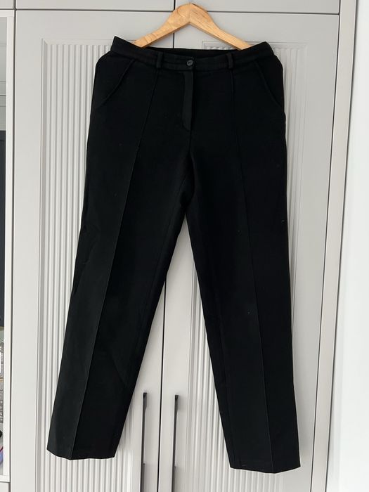 Pantalon negru, stofa