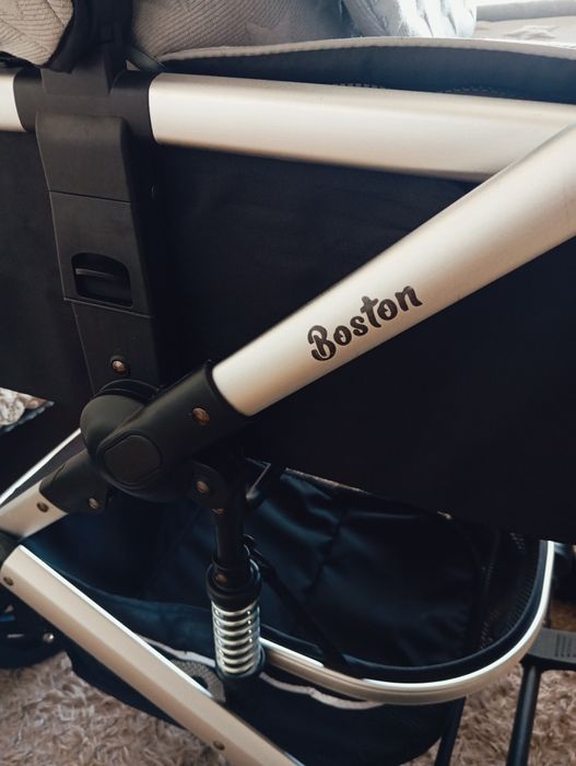 Бебешка количка 3в1 Lorelli Boston сива