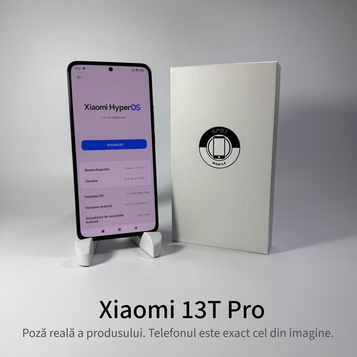 ispotmobile.ro Xiaomi 13T Pro 512GB Black 100% ! Garantie 2 ani + cadou