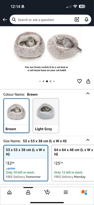 Patuț 2 în 1 pentru pisici/caței