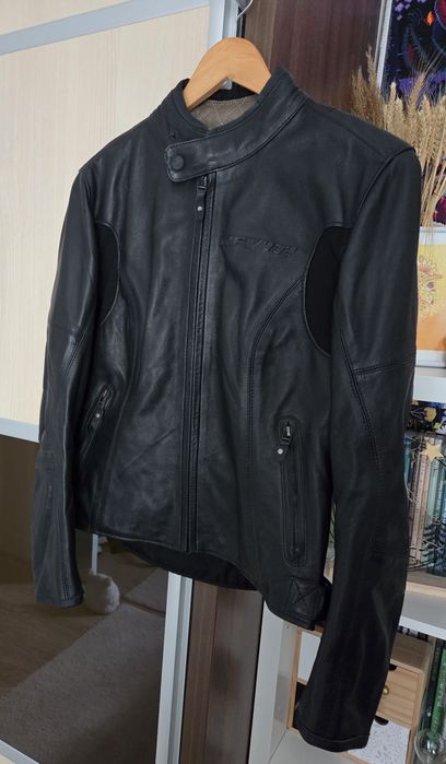 Geaca piele moto dama Revit plus casca Lazer