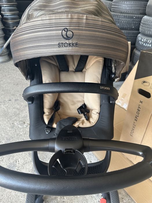 Количка stokke 3v1 с всички аксесоари
