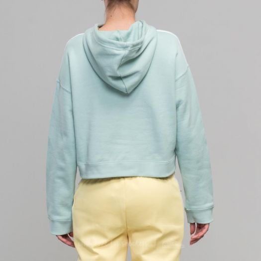 Adidas Originals Cropped Hoodie  Ash Green