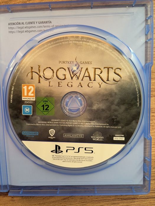 Диск hogwarts legacy на ps5