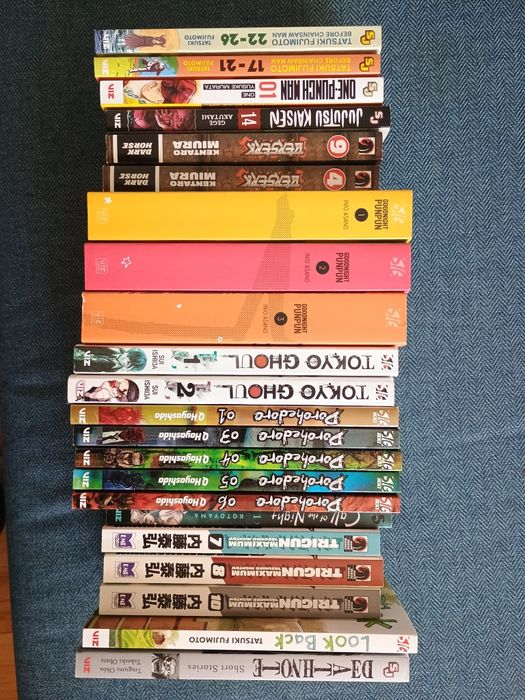 Manga Berserk, Death Note, Jojo Steel Ball Run, Good night Punpun
