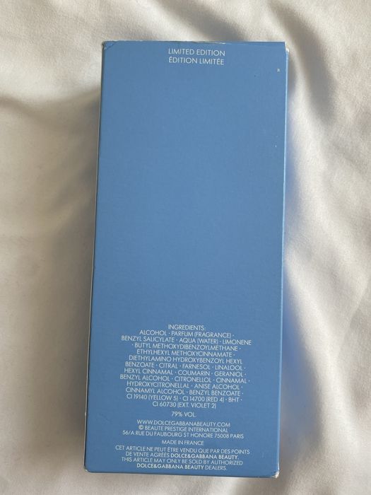 Dolce & Gabana light blue