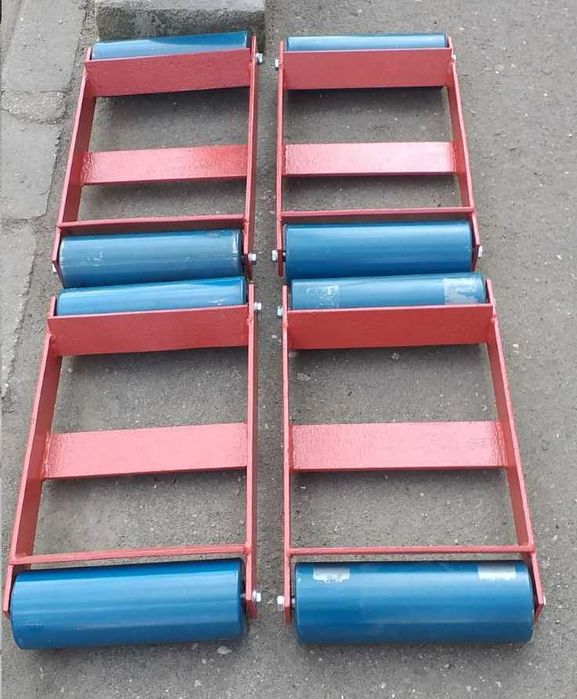 Carucioare de tractare auto cu role cauciucate sau metalice