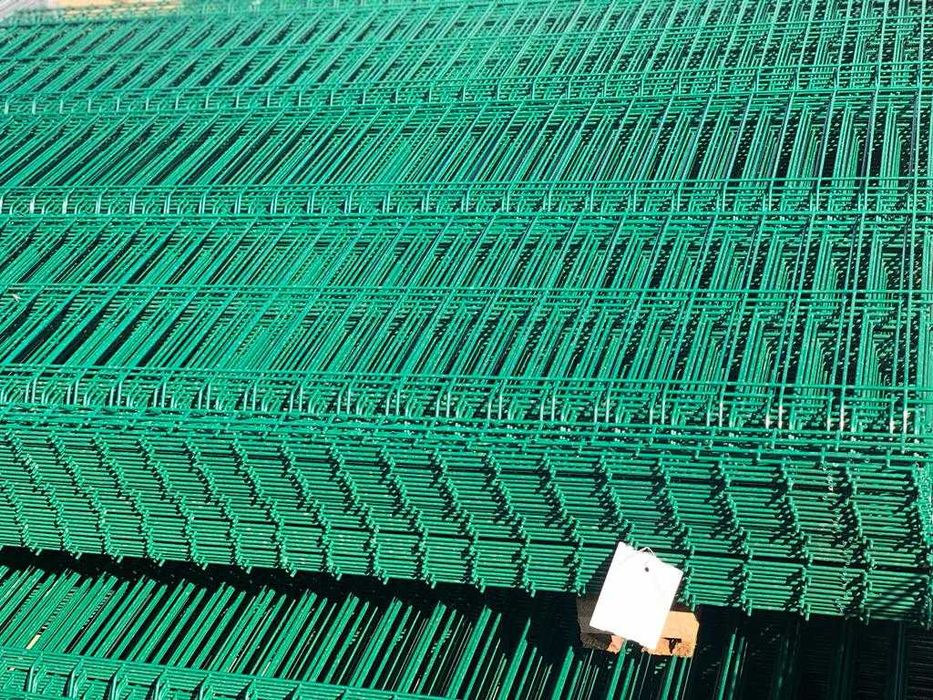 Panou gard bordurat zincat verde