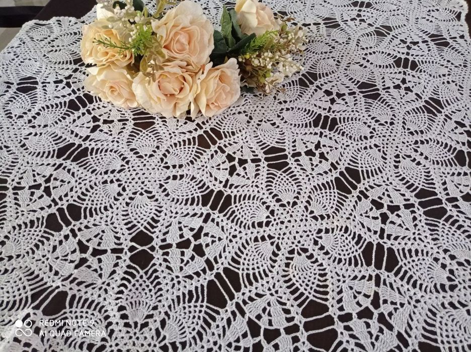 Скатерть вязанная