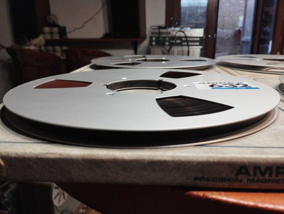 Bobine aluminiu AMPEX 26 cm – în stare foarte bună, netestate