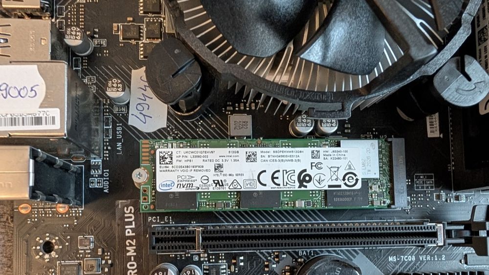 Kit i5 9500/H310M Pro-M2 Plus/16GB DDR4/SSD 512GB