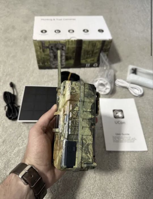 Camera video vanatoare 4G cu SIM si transmitere 3 bucati panou solar