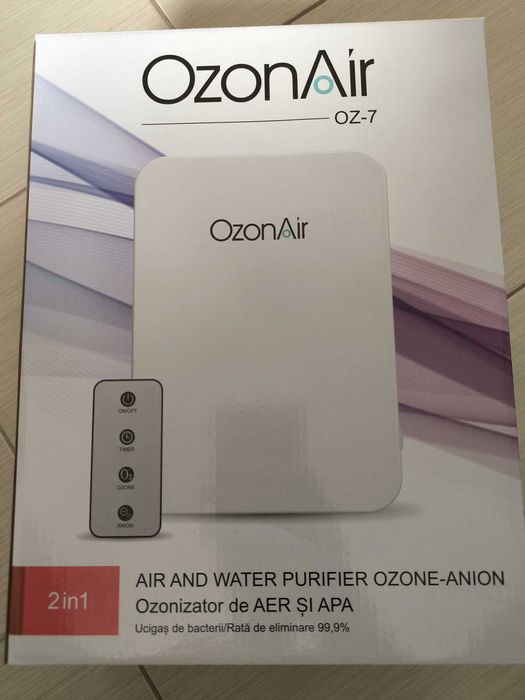 Ozon Air OZ‑7 – Ozonizator de aer, apă și alimente, nou, nefolosit