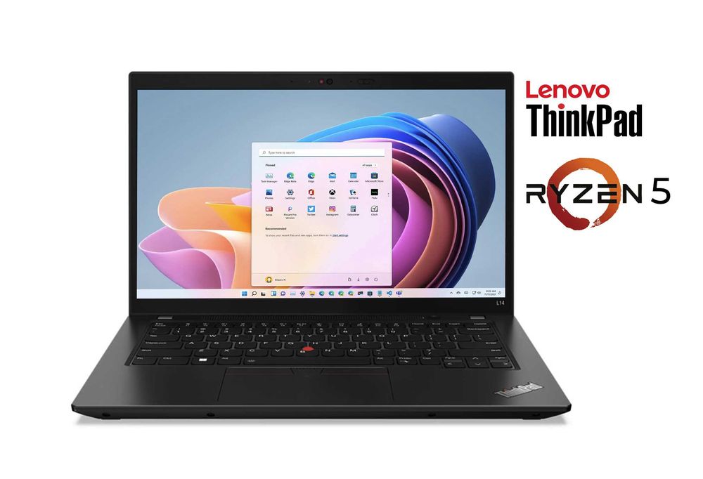 Лаптоп Lenovo Thinkpad L14 G1 Ryzen 5 4500u/8GB /256 NVMe/14" FULLHD