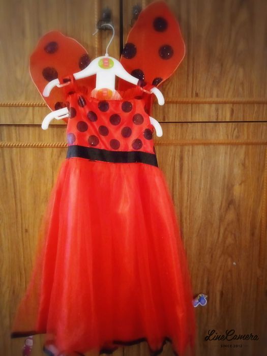 Платье боже коровки