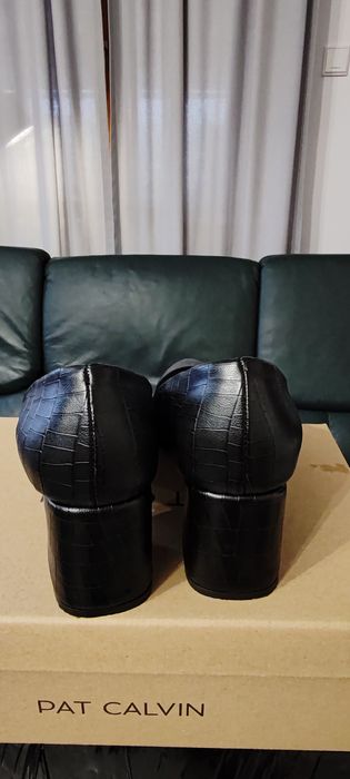 Papuci cu toc măr.43