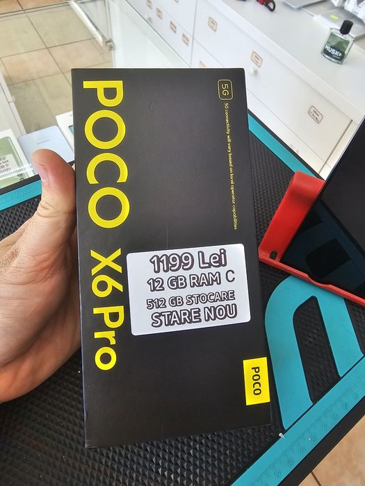 Poco X6 Pro, 12/512 GB, Nou, Garanție