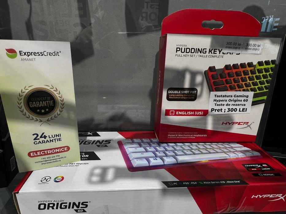 (AG42 B.61000.22)Tastatura Gaming Hyperx Origins 60 (GARANTIE 24 LUNI)
